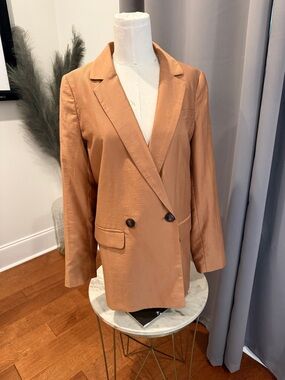 Madewell Double-Breasted Rust Blazer